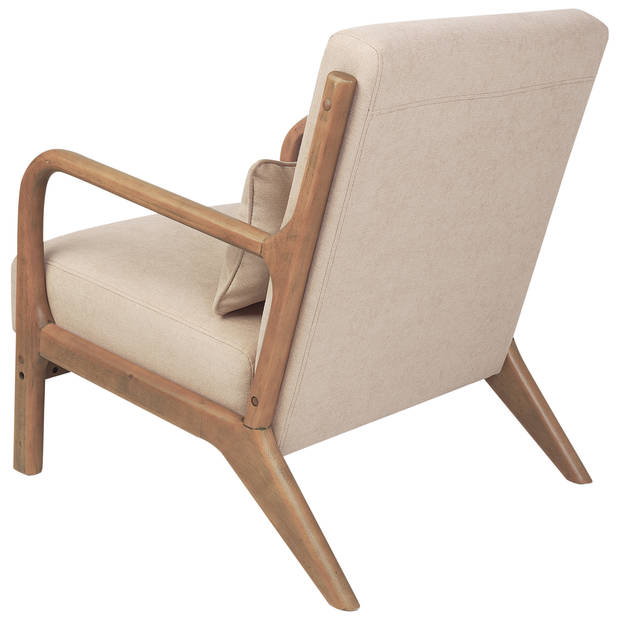 Beliani SKOVDE - Fauteuil-Beige-Polyester