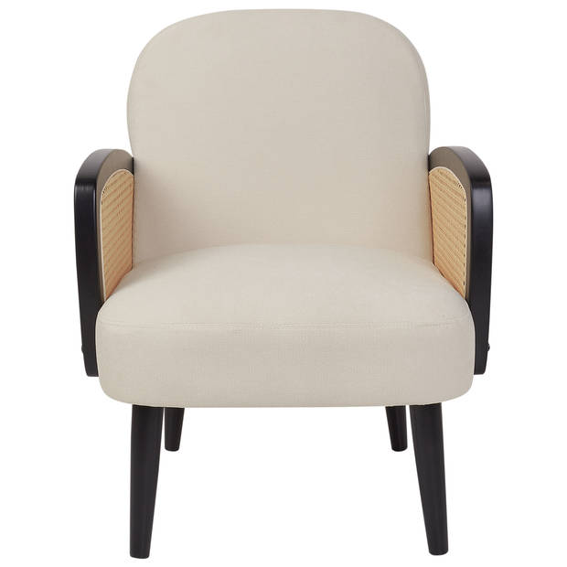 Beliani DVENBERG - Fauteuil-Beige-Polyester