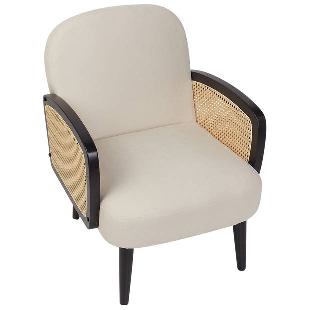 Beliani DVENBERG - Fauteuil-Beige-Polyester