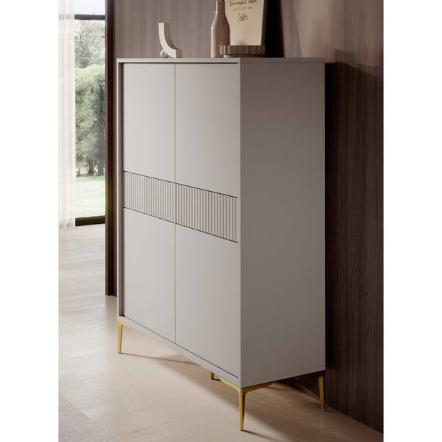 Meubella Kast Five - Beige - 103 cm