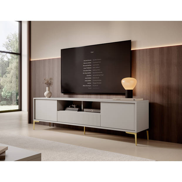 Meubella TV-Meubel Five - Beige - 180 cm