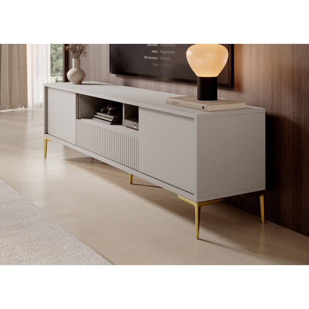 Meubella TV-Meubel Five - Beige - 180 cm