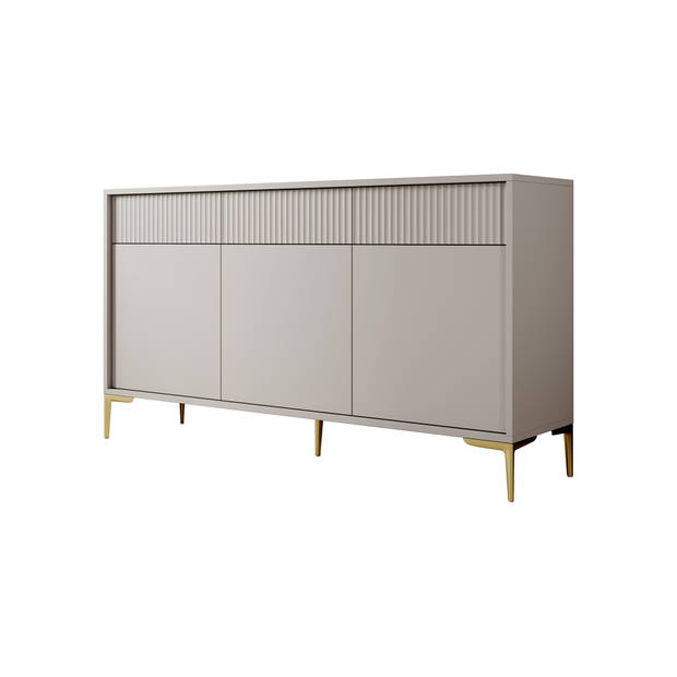 Meubella Dressoir Five - Beige - 152 cm