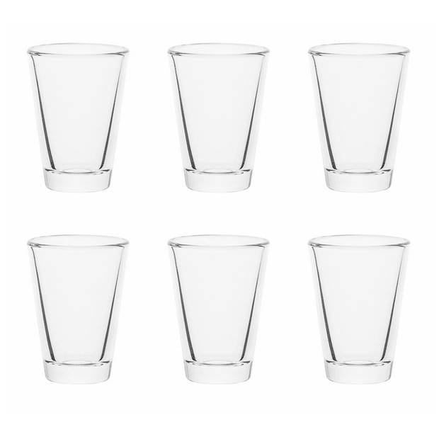 Bar ShotGlas - Borrelglas - 47ml - Set van 6