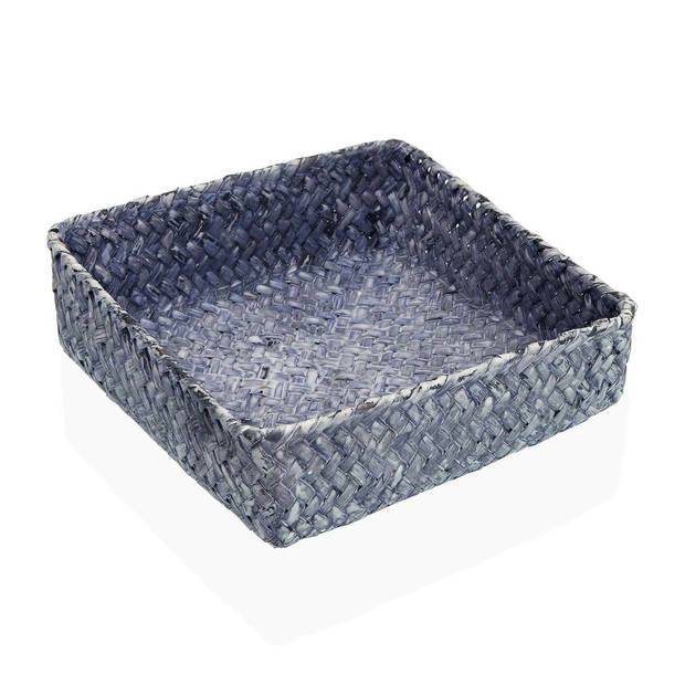 Servethouder Versa Blauw Zeealgen 19 x 5,5 x 19 cm