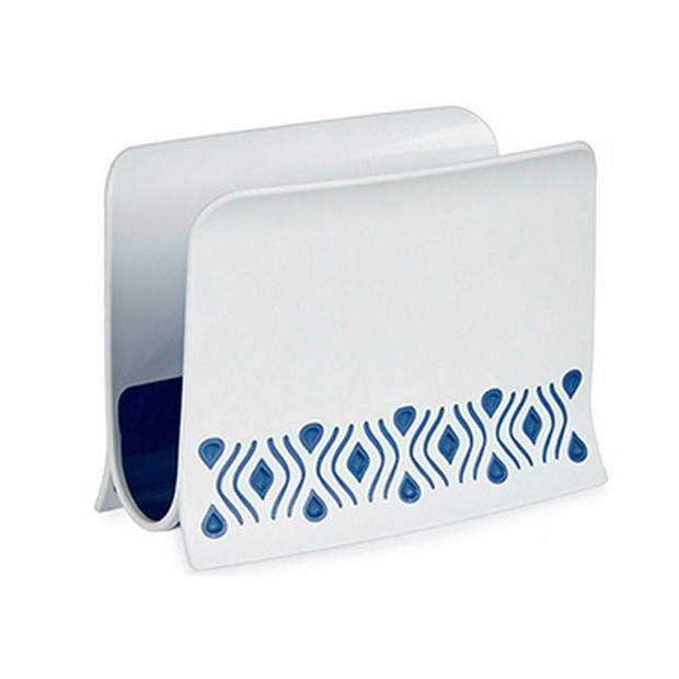 Servethouder Stefanplast Tosca Blauw Plastic 8,8 x 11 x 15 cm (8 Stuks)