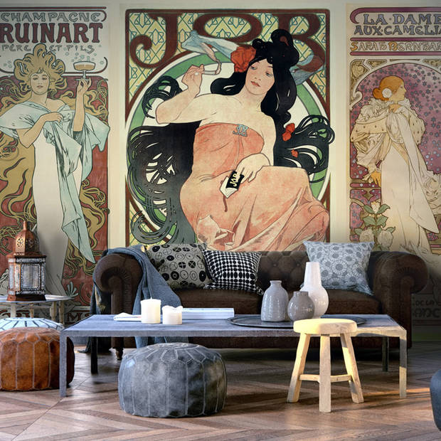 Fotobehang - Alphonse Mucha, WomenS - Vliesbehang