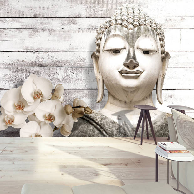 Fotobehang - Smiling Buddha - Vliesbehang