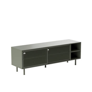 Sadie tv-meubel 160 cm - olijfgroen