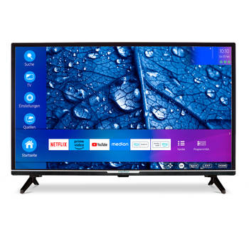 MEDION P13207 smart-tv - 80 cm (32'') Full HD-scherm - HDR - PVR ready - Bluetooth - Netflix - Amazon Prime Video