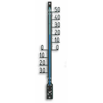 TFA muurthermometer zwart 16cm