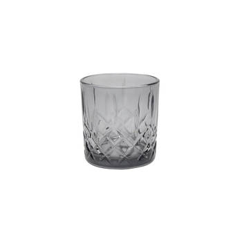 Whiskey/waterglas 345ml antracie 6 stuks