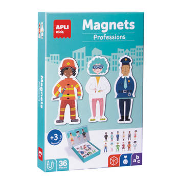 APLI Kids APLI - Beroepen Magneetkaart 36-delig