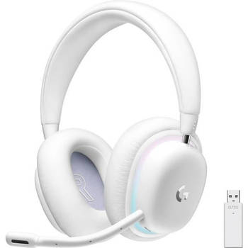 Logitech G - Gaming Headset - draadloos - G735 LIGHTSPEED RGB, Bluetooth, afneembare microfoon - White Mist