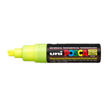 uni-ball Paint Marker op waterbasis Posca PC-8K fluo geel