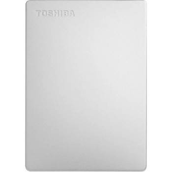 Externe harde schijf - Toshiba - Canvio Slim - 2 tot - zilver