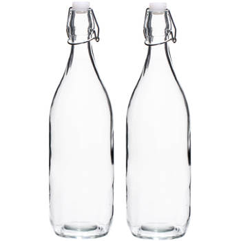 Cookinglife Beugelflessen Rond - 1 Liter - 2 Stuks