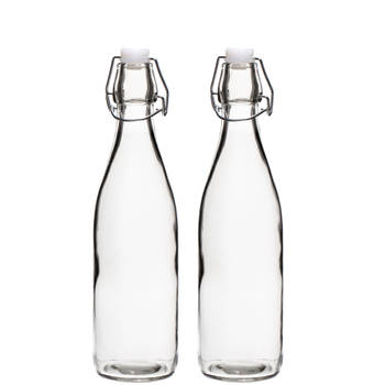 Cookinglife Beugelflessen Rond - 500 ml - 2 Stuks