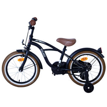 Volare Black Cruiser Kinderfiets - Jongens - 16 inch - Zwart