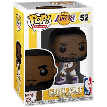 Pop Basketball: NBA Lakers - LeBron James In White Uniform - Funko Pop #52