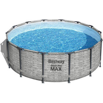 Tubulair boven -ground poolkit Bestway Steel Pro Max - 427 x 122 cm - Ronde