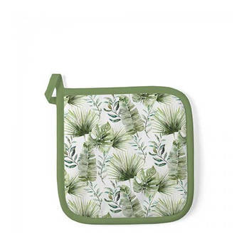 Ambiente Pannenlap Jungle leaves white