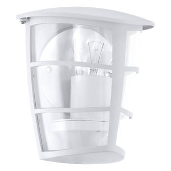 EGLO Aloria Wandlamp buiten - E27 - Aluminium;Kunststof - Wit