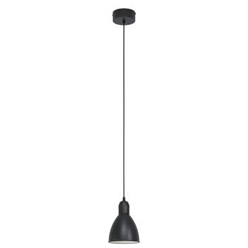 EGLO Priddy Hanglamp - E27 - Staal - Zwart;Wit
