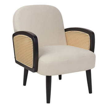 Beliani DVENBERG - Fauteuil-Beige-Polyester