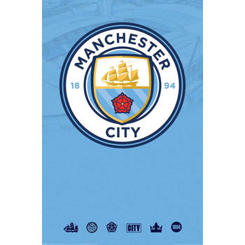 Poster Manchester City Club Crest 61x91,5cm