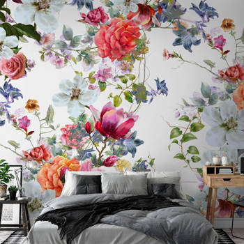 Fotobehang - Multi-Colored Bouquets - Vliesbehang