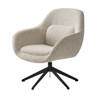 Mikkel draaibare fauteuil - wit