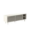 Sadie tv-meubel 160 cm - grijs/beige