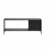 Sigurd metalen dressoir - 1 deur - 120 cm - zwart