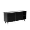 Sadie sidetable 160 cm - zwart