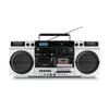 MEDION P66538 Retro boombox - DAB+/PLL-UKW radio - Bluetooth 5.1 voor afspelen smartphone & co - CD-speler -