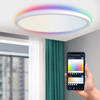 Calex Halo Slimme Plafondlamp - 40cm - RGB en Warm Wit Licht - Wit