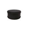 Benson Home Deurstopper voor binnendeuren - zwart - rond - 1,2 kg - 12 x 6 cm - met rubberen rand - Deurstoppers