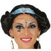 Fiestas Guirca Carnaval verkleed Gezicht stickers - Egyptische/Oosterse prinses - plakdiamantjes - schmink stickers - Sc