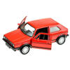 Welly Speelgoed Volkswagen auto - rood - die-cast metaal - 13 cm - Model Golf 1 GTI - Speelgoed auto's