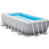 Intex rechthoekig buisvormig prisma frame zwembad kit (l) 4.88 x (l) 2.44 x (h) 1.07m
