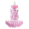 Mega baby fles roze - Babyshower Roze