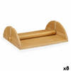 Servethouder Bruin Bamboe 23,5 x 6,8 x 18 cm (8 Stuks)