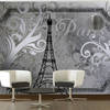 Fotobehang - Vintage Paris Silver - Vliesbehang