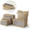 ONYX® compressie packing cubes - 5 stuks - Bagage organizers met compressie rits - Voor koffers en tassen - Beige