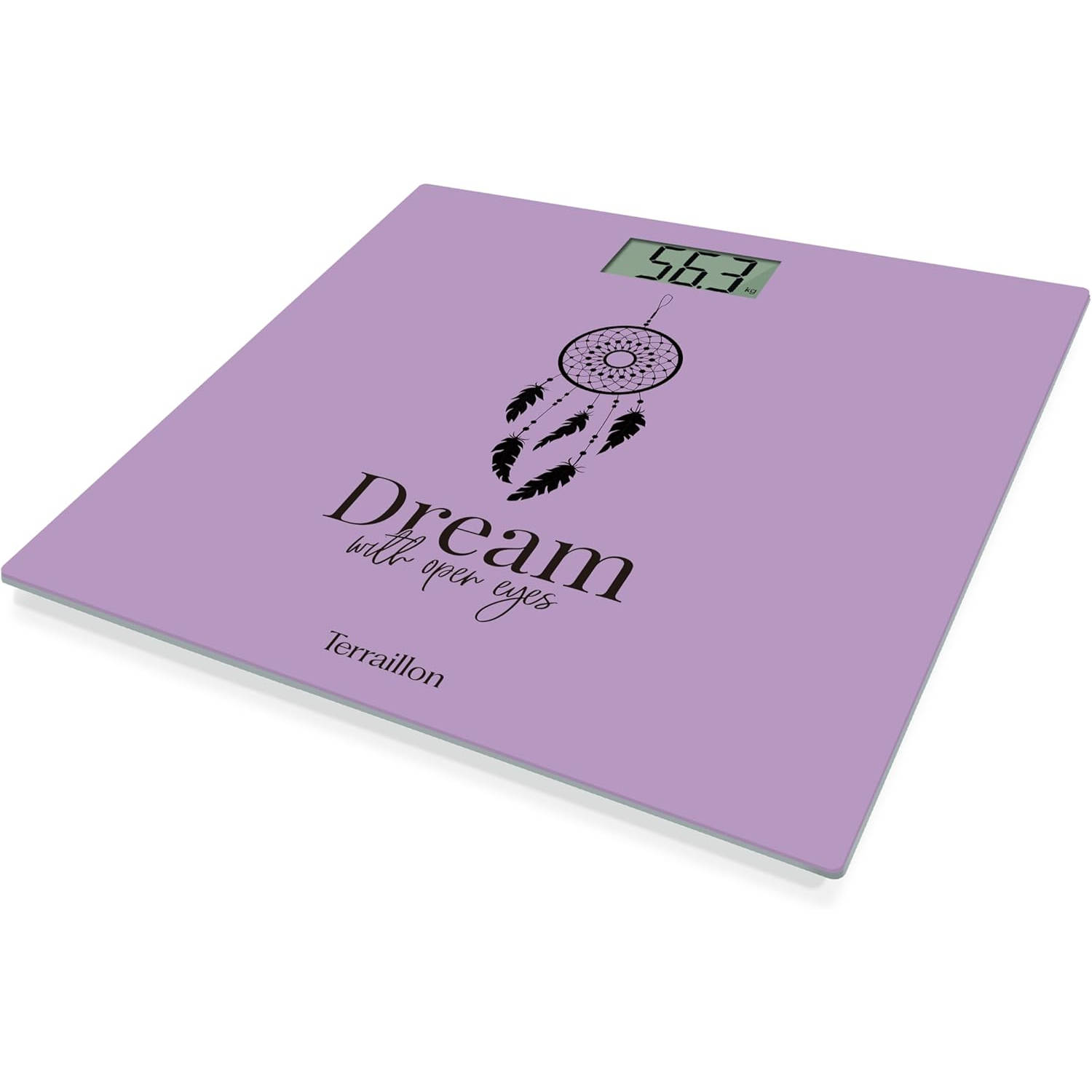 Terraillon One Pastel Dream Personenweegschaal - Compact, Ultradun en Stijlvol
