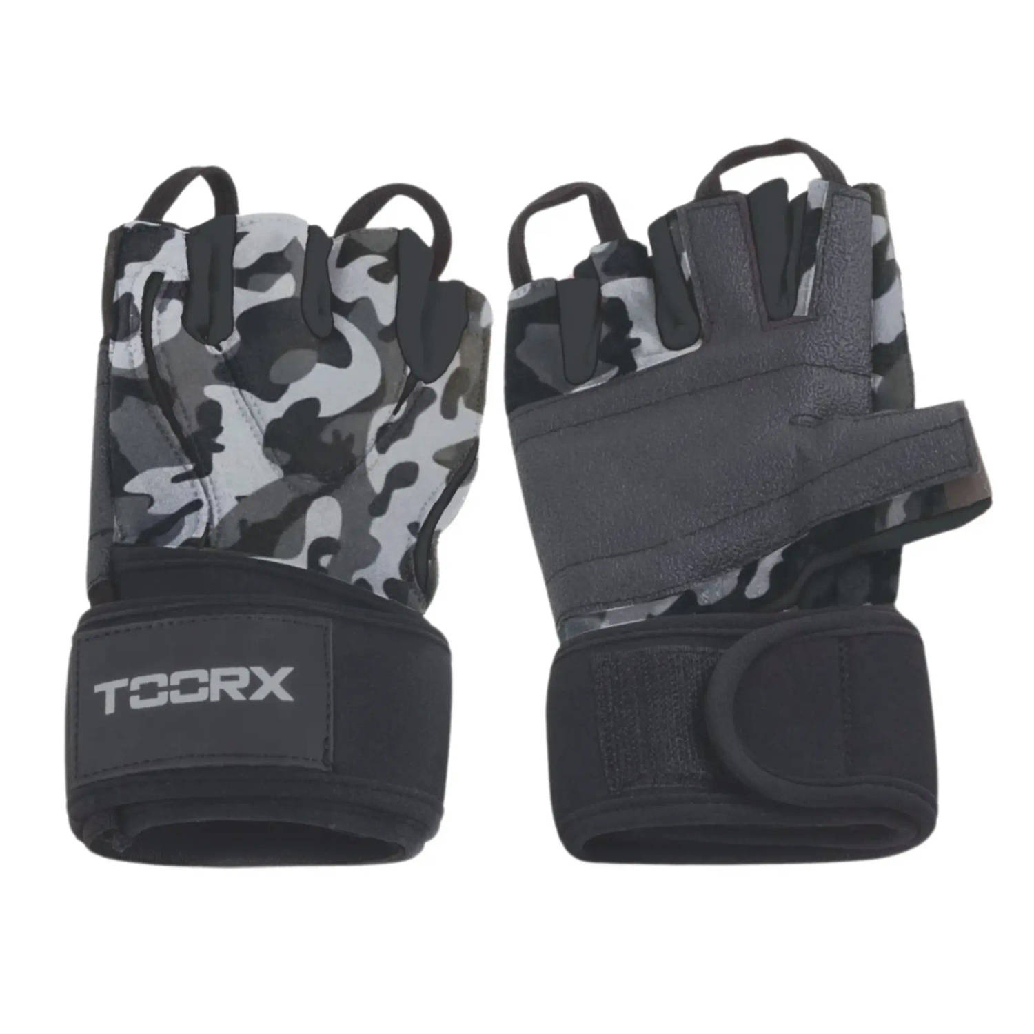 Toorx Fitness Fitnesshandschoenen - Kunstleer - Camouflage Maat: M