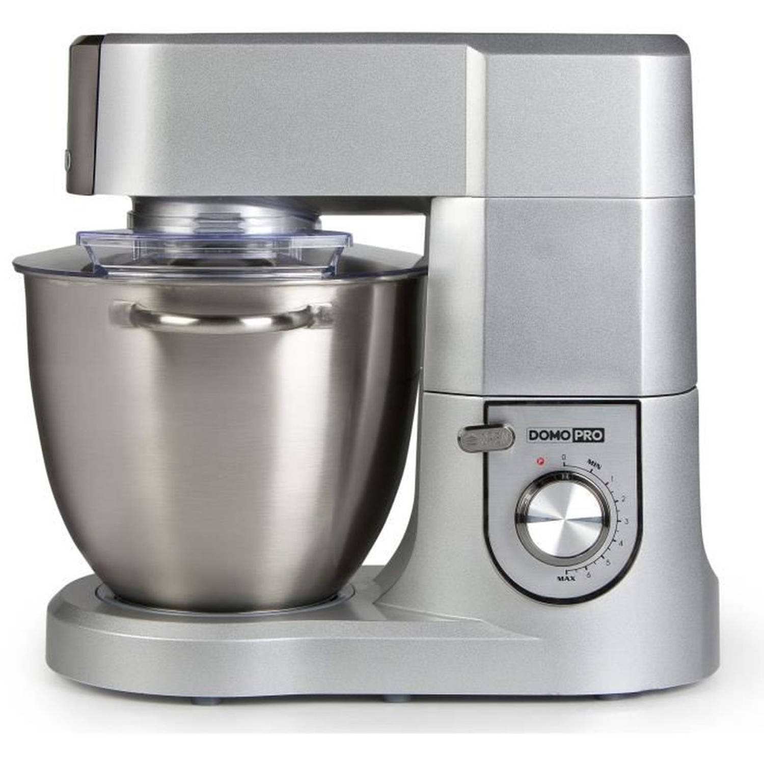 DOMO DO9231KR Foodprocessor 1200 W 6 L 8 snelheden + Pulse Grijs