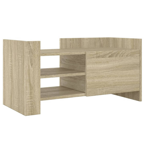 vidaXL Tv-meubel 80x35x40 cm bewerkt hout sonoma eikenkleurig