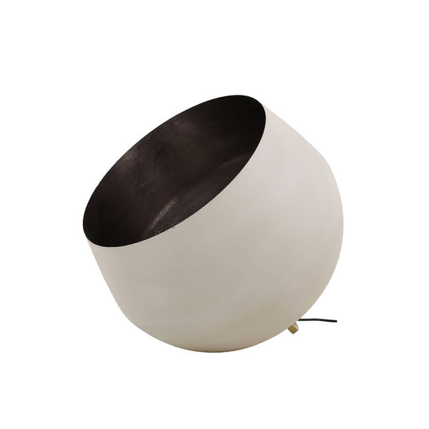 Giga Meubel - Tafellamp Rond - Metaal Grijs - 50x50x46cm